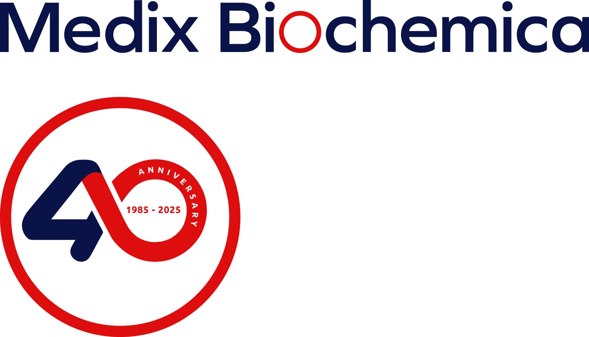 Medix Biochemica Logo with 40th icon