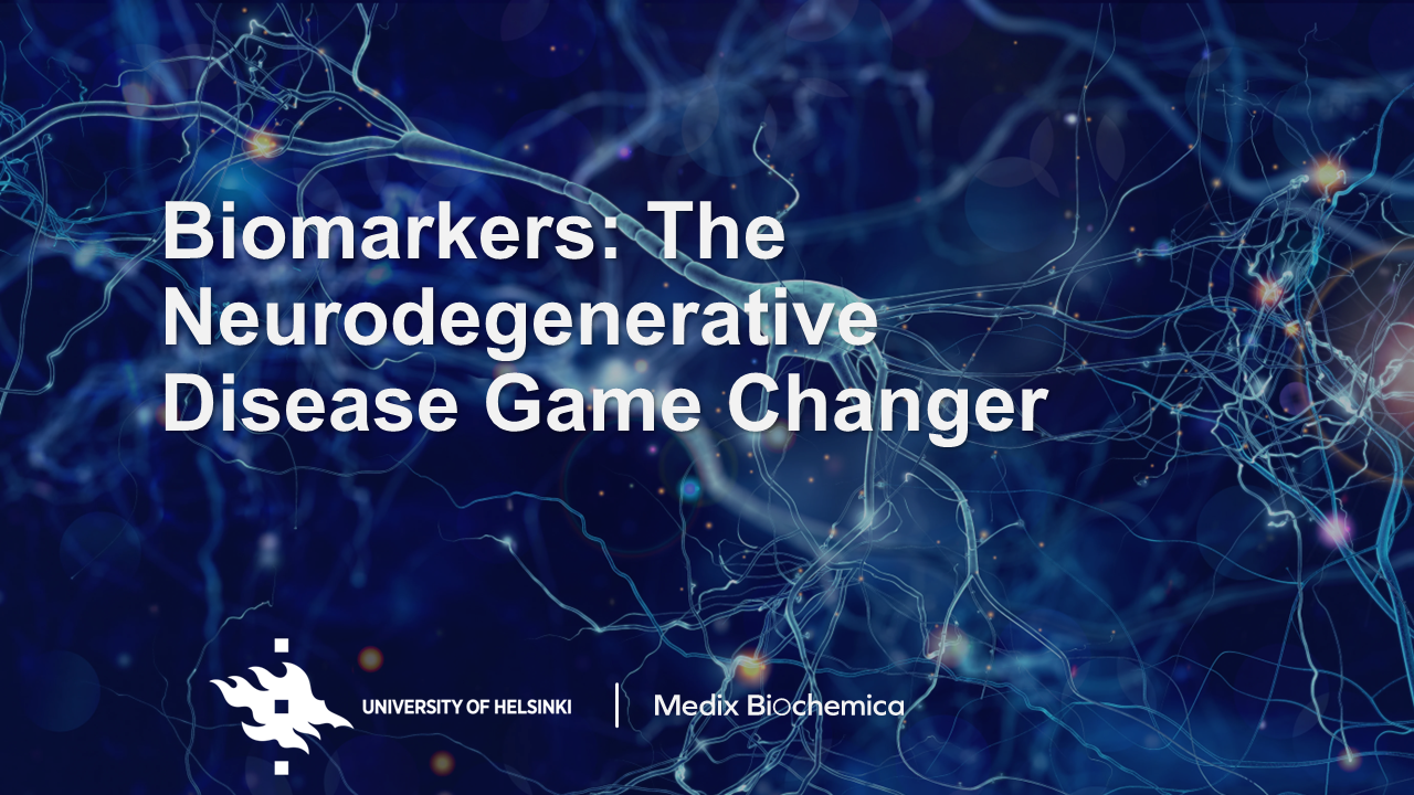 Medix Biochemica with University of Helsinki - Biomarkers - The Neurodegenerative Disease Game Changer - thumbnail image